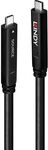 Lindy 15m USB 3.2 Gen 2 & DP 1.4 Typ C Hybridkabel - Digital/Daten