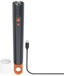 Hama LED-Taschenlampe "FLX1200-C", aufladbar, sto&szlig;fest, Alu, 4 Modi + SOS, Zoom