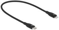 Delock Lightning-Kabel - USB-C m&auml;nnlich zu Lightning m&auml;nnlich - 50 cm - Schwarz -