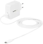 StarTech.com USB C Wall Charger, USB C Laptop Charger 60W PD, 6ft/2m Cable, Universal