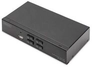 DIGITUS KVM Switch, 4x1 DP, DP Out,USB