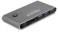 Delock 18646 - 2-Port KVM Switch DisplayPort - KVM-Umschalter - 2-Port