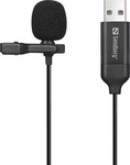 SANDBERG 126-40, SANDBERG Streamer USB Clip Microphone