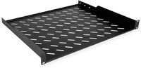 ROLINE Rack - Regal - 400 mm tief, Tragf&auml;higkeit 15 kg - RAL 9005, Jet Black - 1U -