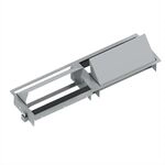 BACHMANN CONI DUO Einbaurahmen 2 x Small, grau