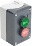 Schneider Electric AUFBAUGEH&Auml;USE M. 2 DRUCKTASTER / SCHN.E XAL-D215 START-STOP