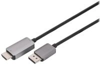 DIGITUS Adapterkabel DP->HDMI 1.8m 8K schwarz - Digital/Display/Video