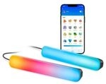 WiZ Tischlampe "Gradient Light Bar", 30 cm, Doppelpack