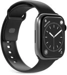 PURO ICON Band f&uuml;r Apple Watch 38/40/41mm, schwarz