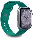 PURO ICON Band f&uuml;r Apple Watch 38/40/41mm, dunkelgr&uuml;n