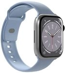 PURO ICON Band f&uuml;r Apple Watch 42/44/45/49mm, hellblau