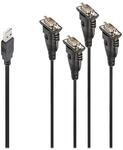 Lindy Serieller Adapter - USB - RS-232 x 4