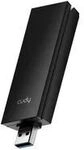 CUDY AX5400 Tir-Band Wi-Fi6/6E USB 3.0 Adapter WU5400 - Access Point - WLAN