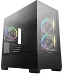 Deepcool CG380 3F - Micro-ATX - micro ATX - Seitenteil mit Fenster (geh&auml;rtetes Glas)