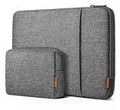 Inateck Laptoptasche 16" mit Zubeh&ouml;rtasche LB01006/S1 gray - Tasche