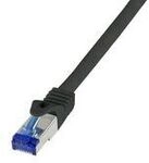 LogiLink C6A143S - Patchkabel Ultraflex Cat.7-Rohkabel S/FTP schwarz 50 m - Netzwerk