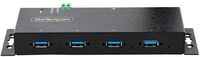StarTech.com 4-Port Industrial USB 3.0 5Gbps Hub, Rugged USB Hub w/15kV Air/8kV