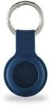 Hama Schl&uuml;sselanh&auml;nger "Fantastic Feel" f&uuml;r Apple AirTag, Silikon-Look, Blau