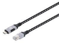 Manhattan USB-C auf Gigabit Ethernet-Netzwerkkabel 2m - Digital/Daten - Netzwerk
