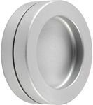 KWS Schiebet&uuml;rmuschelpaar selbstklebend, &Oslash; 65mm, Aluminium silber eloxiert