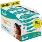 Pampers Feuchte T&uuml;cher Aqua Soft touch 18x Feuchtt&uuml;cher 864 St&uuml;ck