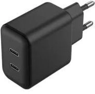 2GO 797386, 2GO Ladeger&auml;t 45W 2-Port 2x USB-C schwarz