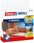 tesamoll&reg; Insulation P-Profil Dichtung braun, 25m x 9mm T&uuml;r- & Fensterdichtung
