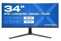 JAPANNEXT JN-IPS340UWQHD60C-C65W-HS curved UWQHD