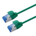 ROLINE Patchkabel Cat.6A (Class EA) S/FTP (PiMF), LSOH, PoE, gr&uuml;n, 2 m