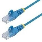 StarTech.com Blue Slim CAT6 Ethernet Cable - Kabel - Netzwerk