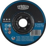 TYROLIT Schruppscheibe Premium***gekr&ouml;pfte Form 230 x 7 mm 2in1