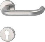 MARCHESI Dr&uuml;ckergarnitur HARMONIE - auf Rosette PZ, 38 - 45, Edelstahl matt