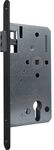KFV Magnetfallenschloss 116 1/2, PZW 72mm, Stulp rund,Edelstahl schwarz lackiert