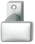 HOPPE T&uuml;rknopf - auf Rosette, zu 117GF/22, 65x40 30x70x10, silber elox