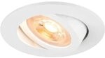 SLV EINBAULEUCHTE RUND 10W GU10 / SLV NEW TRIA 68 WEI&szlig; 1007368