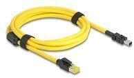 Delock Kabel RJ45 Stecker Cat.6 zu Mini I/O 8 Pin D-Form Typ 2 2 m