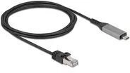Delock USB LAN Kabel Type-C zu RJ45 Gigabit Ethernet - Kabel - Digital/Daten