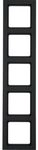 Berker RAHMEN 5FACH SCHWARZ MATT / BERKER 10156095 Q.3 10156095
