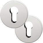 FSB Zylinderrosette rund 12 1735 00010 ASL, Aluminium silber eloxiert