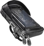 HAMA 00201969, Hama Handy Fahrrad-/Motorrad-Tasche, 360 Grad drehbar, wasserabweisend