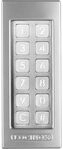 Locinox Codetastatur Slimstone 2 mit LED-Beleuchtung, 2 Relais, Aluminium