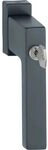 HOPPE Fenstergriff TOULON Sperrzylinder TBT, VK 7x43 mm, schwarz matt