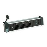 BACHMANN POWER FRAME M 3xCEE7/3, USB A&C 22W Charger 0,2m GST18