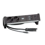 BACHMANN DESK2 2x Schutzkontakt, 1x USB-C, USB Charger A&C 22W, GST18
