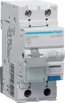 HAGER ADG510D, Hager FI/LS 1P+N 10KA B-10A 30MA A-G / HAGER ADG510D