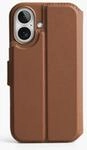 Vonm&auml;hlen Kunstleder-Folio f&uuml;r iPhone 17 braun