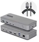 StarTech.com USB-C Dock 2x DP 4K60 1GbE 100W PD