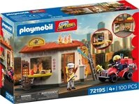 geobra Brandst&auml;tter Stiftung & Co.K Feuerwehr-Quad mit Burger-Bude