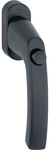 HOPPE Fenstergriff LI&Egrave;GE - Druckknopf, Vierkant 7 x 40 mm, Alu schwarz matt