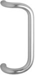 MARCHESI T&uuml;rgriff 4520 - gebogen, 382mm, LA. 350mm, Edelstahl matt